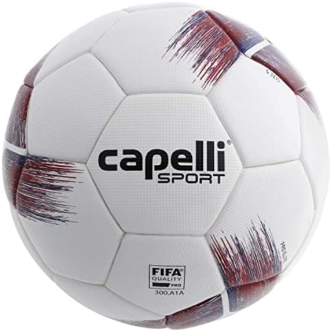 Capelli Sport Tribeca Strike Pro Elite FIFA QUALICE PRO FOCCER HALL - Veličina 5, za nogometne igrače za mlade i odrasle, kraljevsko plavo / crveno