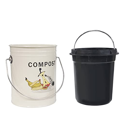 Sotech okrugla kanta za smeće sa uzorkom metalna školjka plastična kanta za smeće sa poklopcem kućne dnevne potrepštine za kuhinju ili baštu