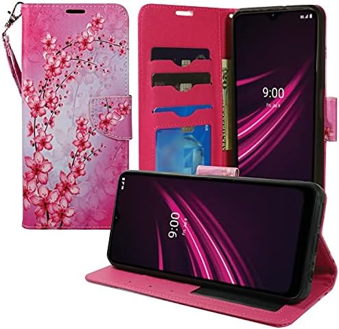 ZASE dizajn za T-Mobile REVVL 6 PRO 5G novčanik torbica za telefon PU Koža Flip Folio za žene slatka navlaka sa držačem kartice za postolje Novac Slot narukvica za Metro REVVL 6 PRO 5G