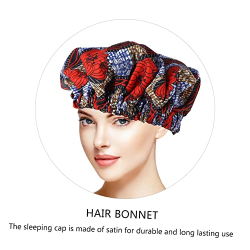 Fomiyes 3pcs tiskani dvostruki sloj djevojke glava za šešir za žene turban kape za žene koji spavaju kapu s afričkim turbanske kape guste tuš kape za zaštitu kapa za zaštitu kose