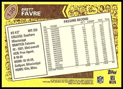 2013 FAPPS arhive Brett Favre # 130 Nm u blizini mint Minnesota Vikings