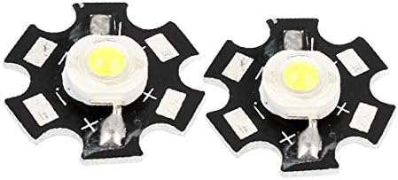 X-DREE 2pcs 5W 6000-6500K bijelo svjetlo LED lampa Bead Emitter 290-300LM (2pcs 5W 6000-6500K LED lámpara emisor de cuentas 290-300LM