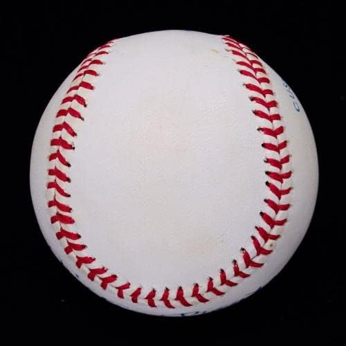 Mickey mantle potpisao je autogramirani oal bejzbol JSA ocena 9 loa # bb77786 - autogramirani bejzbol