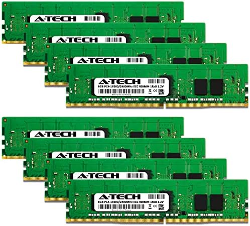 A-Tech 64GB komplet memorije RAM za IBM ThinkServer RD350 - DDR4 2400MHz PC4-19200 ECC registrovani RDIMM 1RX8 1.2V - server