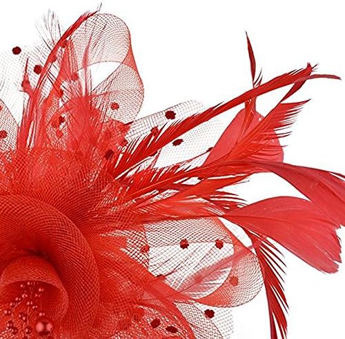 Napolju fascinator 2022 Vjenčana glava od perja mreža mreža veo vjenčani cvjetni koktel šešir koktel haljine Headwear