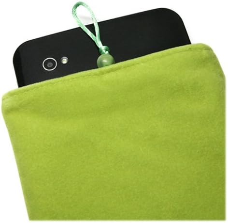 Boxwave Case kompatibilan sa Rand McNally Overryveve 7 - baršunastom torbicom, meka velur tkaninske vrećice sa crtežom - maslinasto zeleno