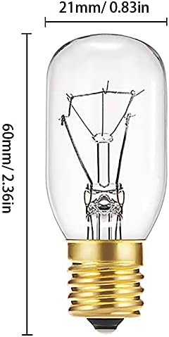 E17 T8 mikrovalna sijalica 40W sijalica za uređaje otpornost na visoke temperature ispod haube lampa za peć 200w Halogen ekvivalent