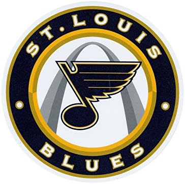 WinCraft NHL St. Louis Blues 90203010 Savršeno naljepnica u boji, 8 x 8, crna