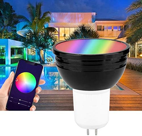Yosoo LED sijalica, Wi-Fi Smart Lamp smartfone kontrolisane sijalice sa mogućnošću zatamnjivanja AC85V-265V 6W RGB+CW