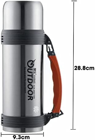 XWOZYDR drži topli nehrđajući čelik Termos prijenosni vakuumska tikvica izolirana vanjska kampa za kamp Termo bocu