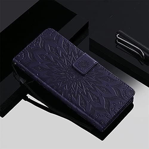 MEMAXELUS torbica za novčanik za Samsung Galaxy A53 5G, Galaxy A53 5G futrola za telefon sa držačem za držač kartice za postolje suncokretova Flip Case Premium PU kožna futrola kompatibilna sa Samsung A53 5G KT: Sun Purple