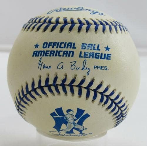 Spaceman Bill Lee potpisao je auto autogram Rawlings Joe Dimaggio bejzbol B100 I - autogramirani bejzbol