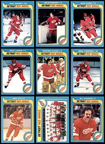 1979-80 O-pee-chee detroit Crvena krila Team Set Detroit Crvena krila Ex / MT + Crvena krila