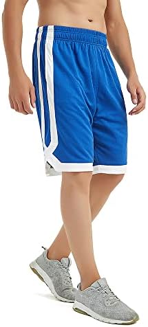 Toptie košarkaški šorc sa džepovima za muškarce, aktivni atletski šorc od 2 tona, šorc za trening za odrasle
