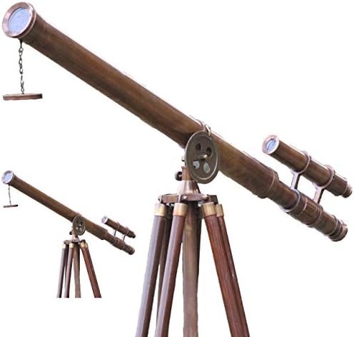 collectiblesBuy U. S. Navy Griffith Antique Tronožac teleskop sa dvostrukom cijevi Nautical Decorative )
