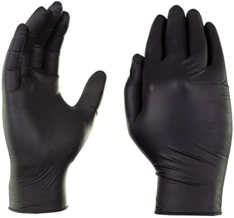 Kraljevske marokanske Crne nitrilne rukavice za jednokratnu upotrebu lateks i bez pudera, 3 Mil, male / srednje / velike / ekstra