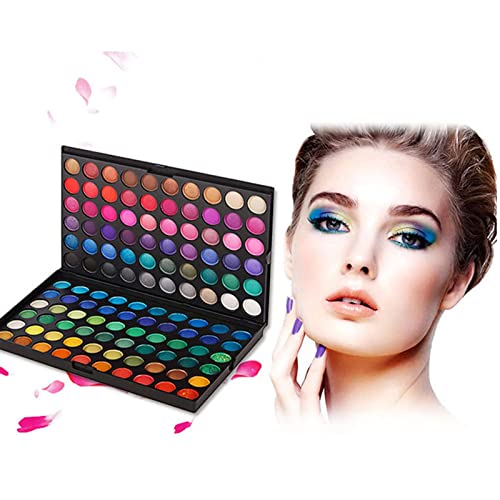 Paleta sjenila sa 20 komada četkica za šminkanje Set, 120 boja palete za šminkanje, mat Shimmer Glitter sjenilo za oči paletne četke