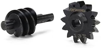 RCAWD SCX24 nadogradnja Overdrive Gears 13t i diferencijalni ekvivan glista za aksijalnu 1/24, očvrsnute čelične dijelove za axi90081