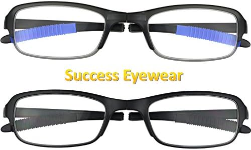 Naočare za čitanje 2 uparite modne sklopive čitače sa futrolama uniseks naočare za čitanje za muškarce i žene