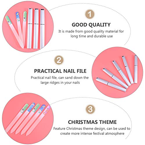 10kom Božić tema pufer za nokte praktični Nail Art Gadget trimer za nokte za žene