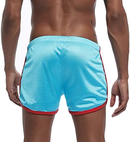 Ymosrh kratke hlače za muškarce muške kućne hlače mrežaste prozračne hlače za plažu Slim Fit tri tajice za trčanje i teren