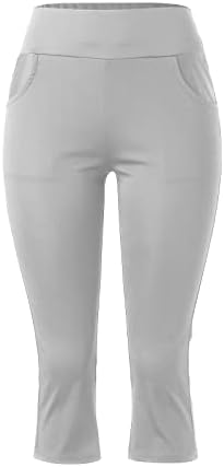 SNKSDGM ženske pantalone za jogu sa džepovima ženske pantalone za jogu džepovi za vežbanje visokog struka Casual pantalone visokog