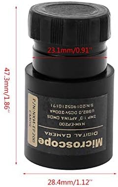 YUXIwang mikroskop HD CMOS 2.0 MP USB elektronski mikroskop okulara veličina montiranja kamere 23.2 mm sa prstenastim adapterima 30mm