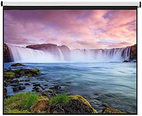 GPPZM 100INCH 4: 3 Zidni mat White White Projection Povucite zaslon Canvas LED ekran za projektor za ured za kućno pozorište