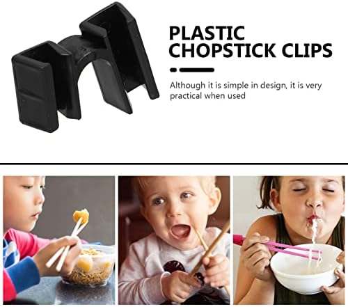 Doitool Chopstick Helper 5kom za višekratnu upotrebu Chopstick Helpers trening Chopsticks Helper Plastic Chopsticks šarke konektor