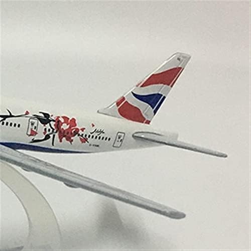 RCESSD Copy Airplane Model 16cm 1: 400 za British Airways Plum Boeing B777 Airbus Scale Die-cast Metal završio model kolekcija aviona