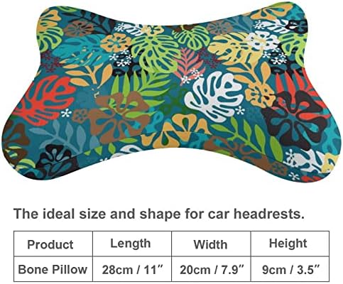 Ljetni egzotični cvjetni tropski palmički jastuk jastuk za mekani automobil za glavu glava jastuk jastuk od jastuka jastuka 2 pakovanje