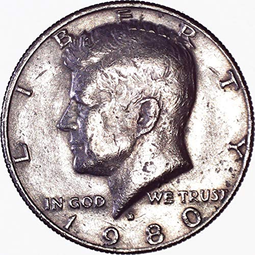 1980 D Kennedy pola dolara 50c vrlo dobro
