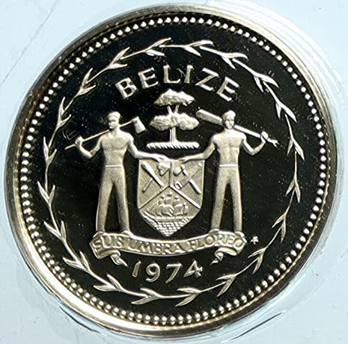 1974 BZ 1974 Belize Avifauna vilica s flycatcher ptica 5 centi dobro nesigurno