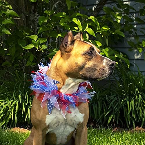 Midlee X-Velike patriotske točke 4. jula ovratnik za pse