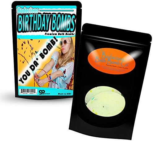 Rođendanske Bombe Za Kupanje - Konfeti Torta Fizzers - Bodacious Spa Proizvodi - Miris Rođendanske Torte Od Vanile-Vi Da Bomba