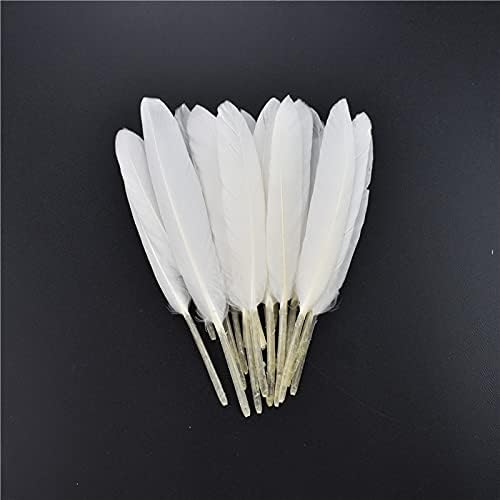 20 kom bijelo perje prirodno Rooster guska nojevo pero za zanate ručni dodaci DIY dekoracija za svadbene zabave
