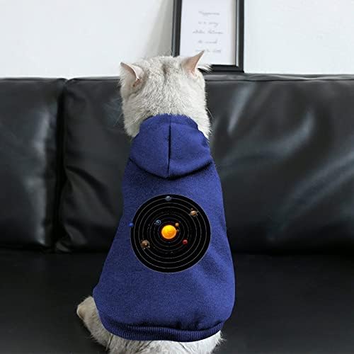 Planete solarnog sistema Jedan komad pasa kostim kućnog ljubimca odjeću sa šeširom za kućne ljubimce za štene i mačku XL