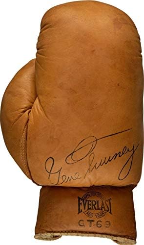 Rijetke 1950-ove Gene Tunney potpisale su autograme Everlast bokserske rukavice PSA DNK COA-autographed bokserske rukavice