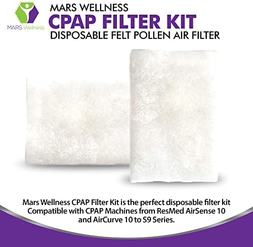 CPAP filteri za jednokratnu upotrebu filc polen Filter za vazduh 40 pakovanje kompatibilno sa ResMed Airsense 10, Aircurve 10, S9