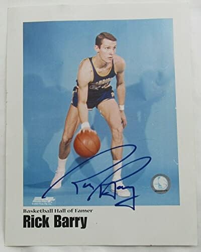 Rick Barry potpisan Auto Autogram 8.5x11 fotografija I - AUTOGREM NBA Photos