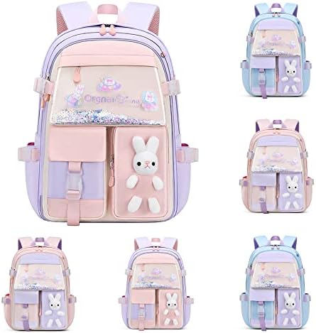 Fvgwtvs Bunny ruksak kawaii ruksak za djevojčice ruksak velikog kapaciteta Mini ruksak putni lagani ruksak