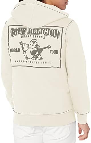 Prava religija Muška velika t zip up hoodie