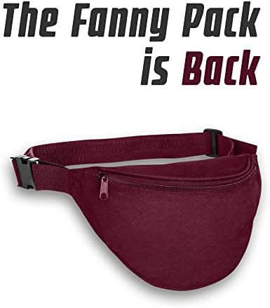 Fanny Pack, Missoon Podesiva 2 patentni zatvarač Putovanje Sport trčanje planinarenje hodanje biciklističkog struka Fanny Pack torba