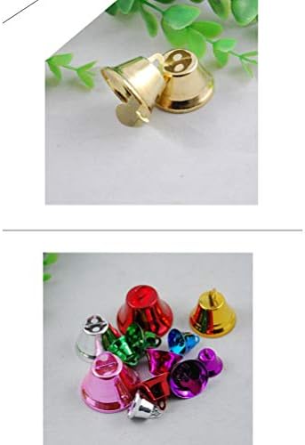 Aboofan 100pcs Božićni jingle zvona Mini Diy Bell Crafts Božićno drvce Viseća zvona ručno rađena privjesak za zabavu