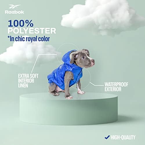 Reebok jakna za pse - vodootporni pseći prsluk s kapuljačom, zimskom odjećom za male, srednje i velike pse, vrhunska snježna jakna