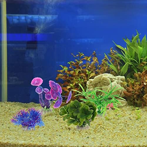 Ipetboom dekoracije akvarija Umjetna akvarijska biljka realistična Plastična vodena biljka s keramičkom bazom lažni Bonsai dekor dekoracija