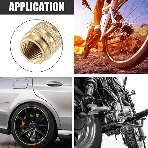 X Autohaux 3pcs 190mm 7,48 '' Vučni ventil za gume Proširenje nadupnog dodatnog crijeva Univerzalno uklapanje za automobilski motocikl