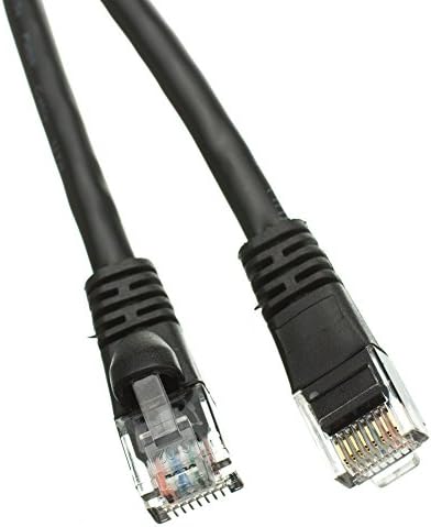 EDRAGON CAT5E Ethernet patch kabel, bezobziran / oblikovana čizma ,, crna,