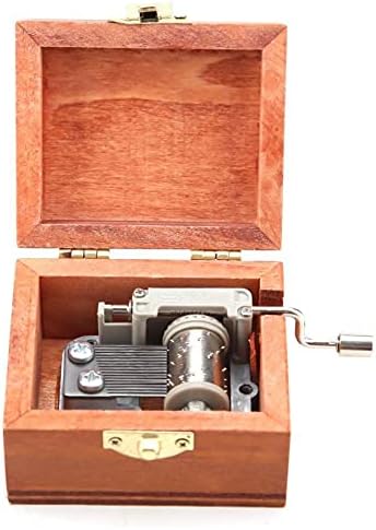 MXiaoxia Mini drvena ruka Glazbeni box Metal Retro mehanički modeliranje zanata zanata za rođendanski poklon ukrasi