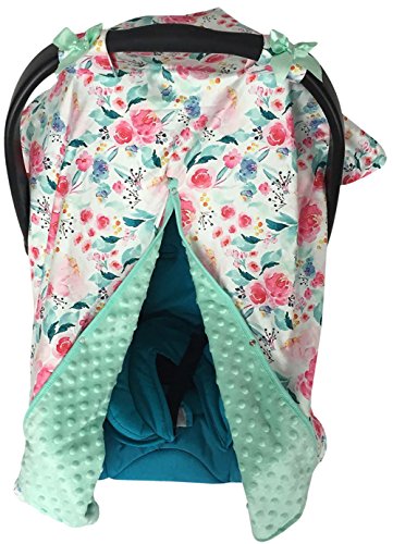 Rose Print Baby Car Cover poklop za sestrinstvo Carseat Cropy Rose 300043